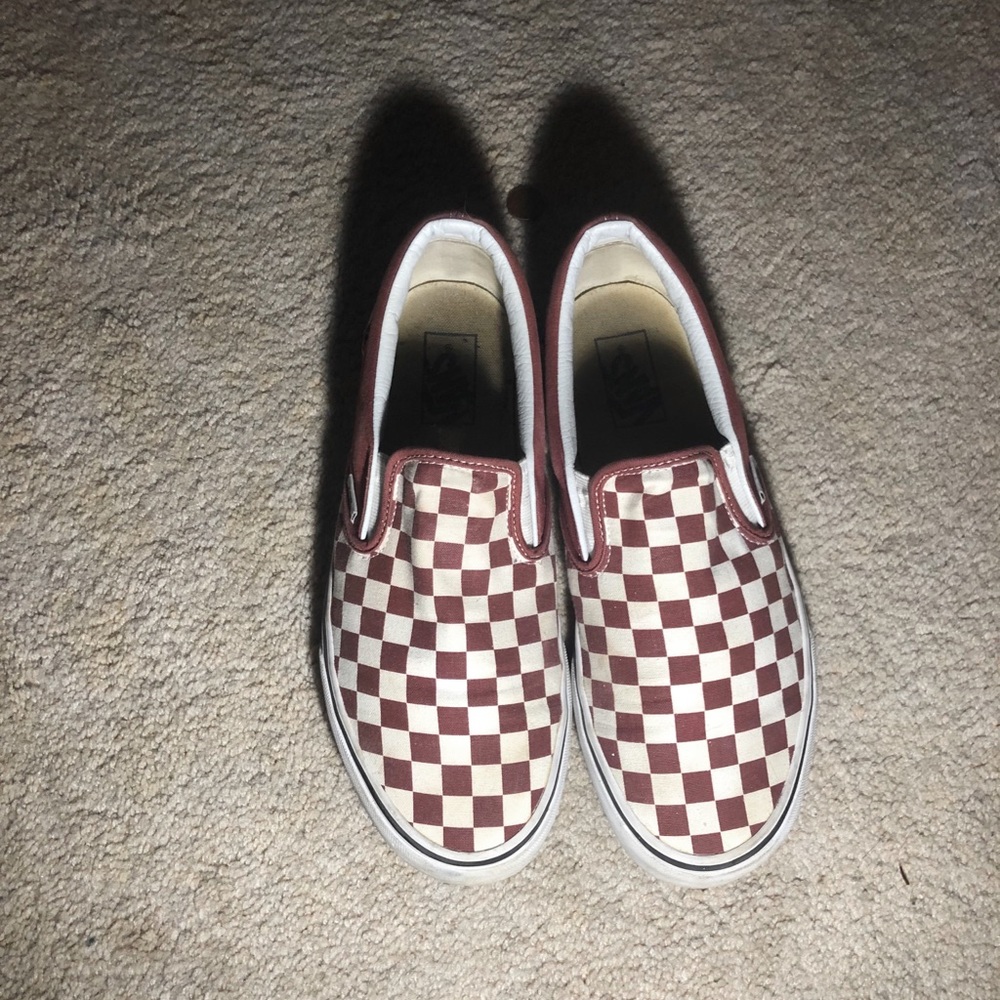 Maroon Slip-on Vans